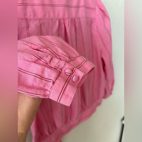 Madewell Wrap Top in Cecilia stripe size small - Picture 7 of 9